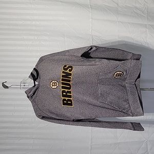 Grey Boston Bruins Children's Size Small Hoodie (Genuine Merch) Like New Cond